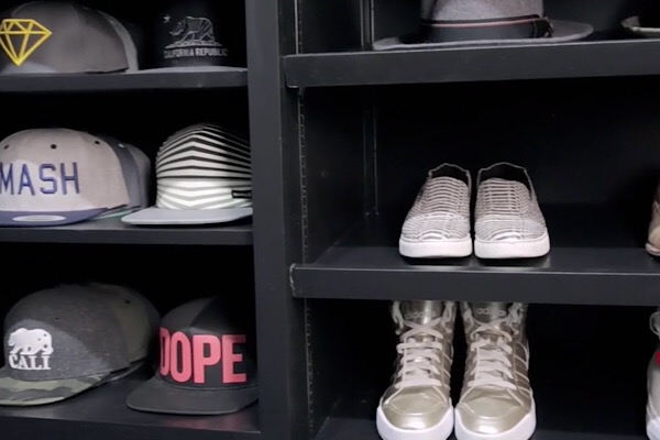 Shoe and Hat Shelves